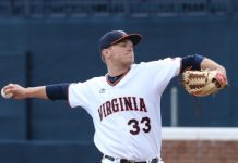 Jones Dominant in One-Hit Shutout Victory, Hoos Drop Error-Filled Game 2