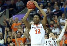 Monmouth Hawks Have Their Wings Clipped as Hoos Win Big