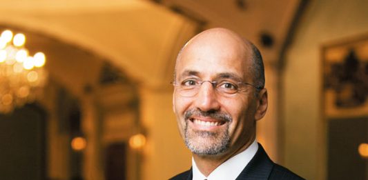 Miller Center Director Bill Antholis Gives Talk, Dives Into Trump’s First Year