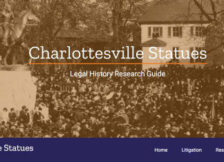 UVA Law Library Creates Website about Charlottesville Statues