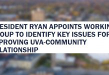 NOW: President Ryan Initiates Working Group Between The University and Charlottesville Community