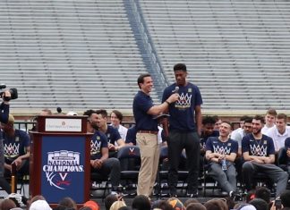 National Championship Celebration at Scott Stadium!