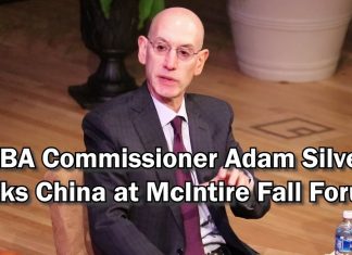 Adam Silver Talks China at McIntire Fall Forum