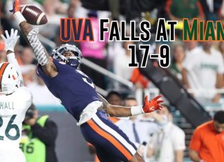 Offense Falls Flat, UVA Loses in Miami 17-9
