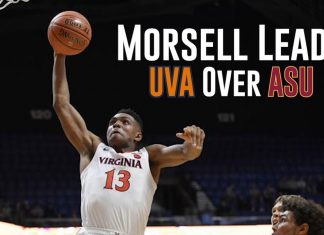 Morsell Leads UVA over ASU 48-45