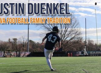 Justin Duenkel: A UVA Football Family Tradition
