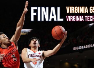 Hoos Crush Hokies 65-39