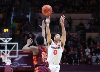 uva basketball standout Kihei Clark hits game winning three