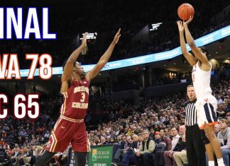 Hot-Shooting Hoos Score Season-High in Win over Boston College