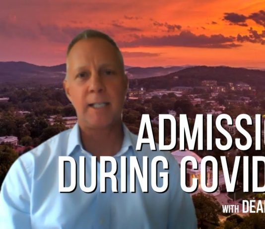 Undergraduate Admissions During COVID-19 with Dean Roberts