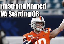 Brennan Armstrong Named UVA Starting QB