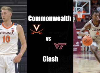 #8 Cavaliers Square off Against Rival #20 Virginia Tech