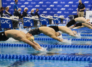 UVA Men’s Swim and Dive Team Makes a Splash, Places 4th at ACC Championship