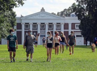 UVA raises gathering limits to 25 indoors, 75 outdoors