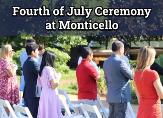 59th Annual Naturalization Ceremony at Monticello