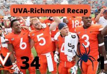 UVA Football Defeats Richmond in Season Opener