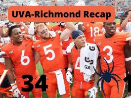 UVA Football Defeats Richmond in Season Opener