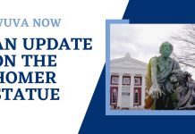 WUVA Now: An Update on the Homer Statue
