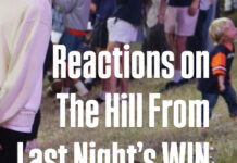 Reactions on The Hill From Last Night’s WIN over WSU